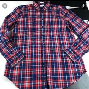 Jcrew boyfriend fit plaid shirt size small